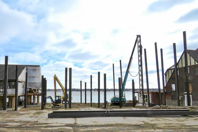 Construction is well underway!