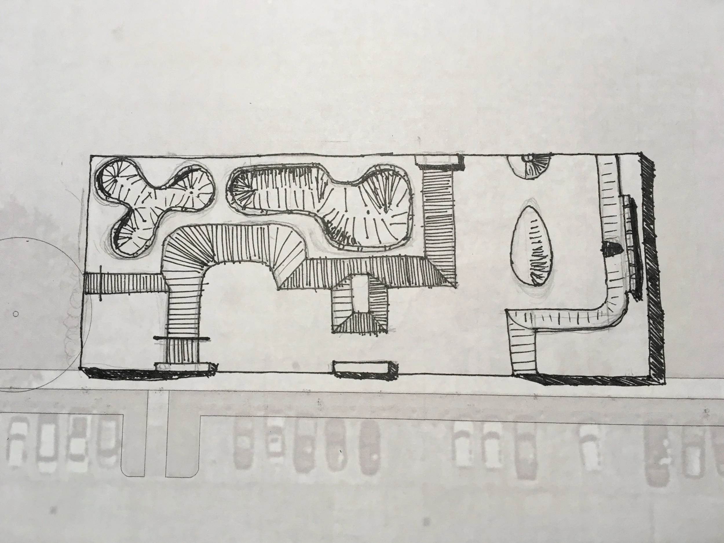 Skatepark Concept Sketch 2