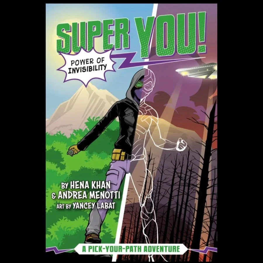 Super You Book #2: The Power of Invisibility is out now... co-authored by Andrea Menotti '95