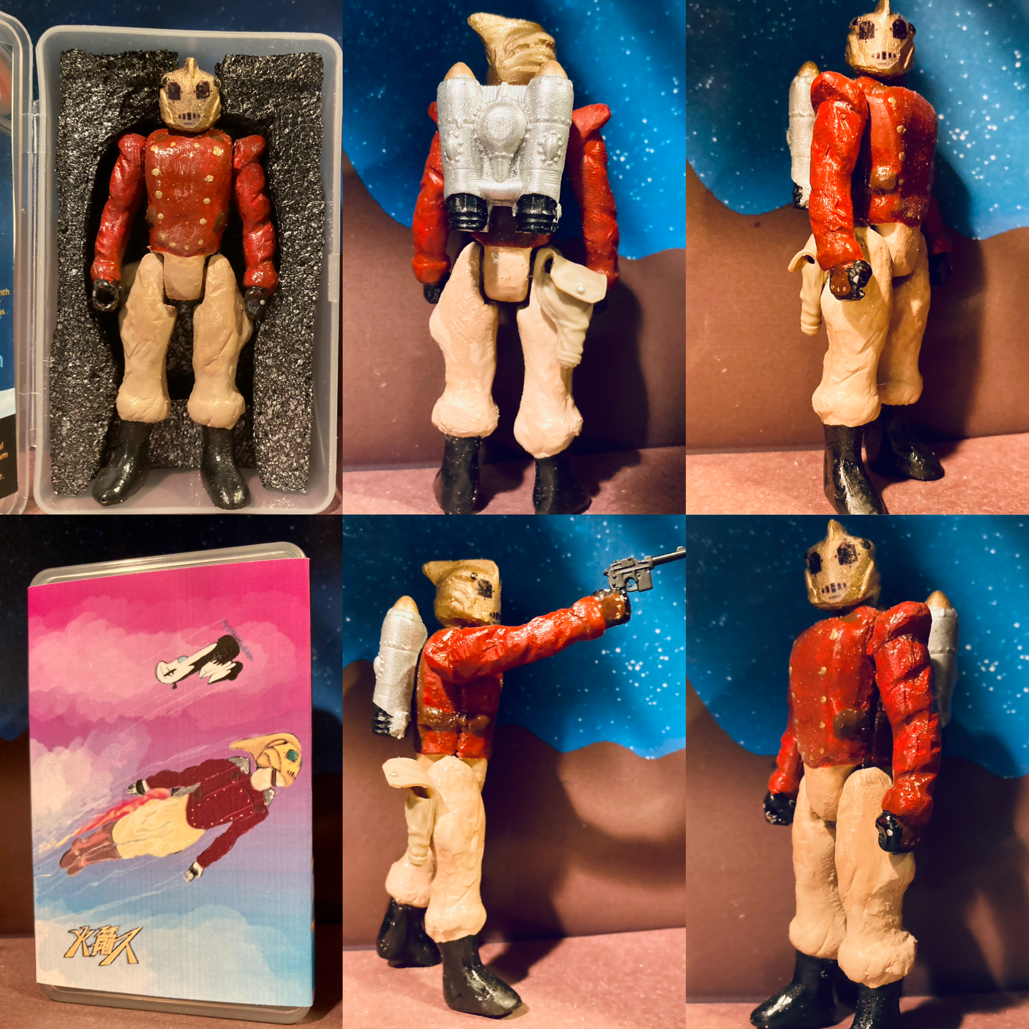 Rocketeer Custom Action Figure Charity Fundraiser