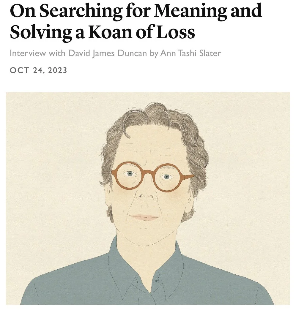 Interview with Author David James Duncan