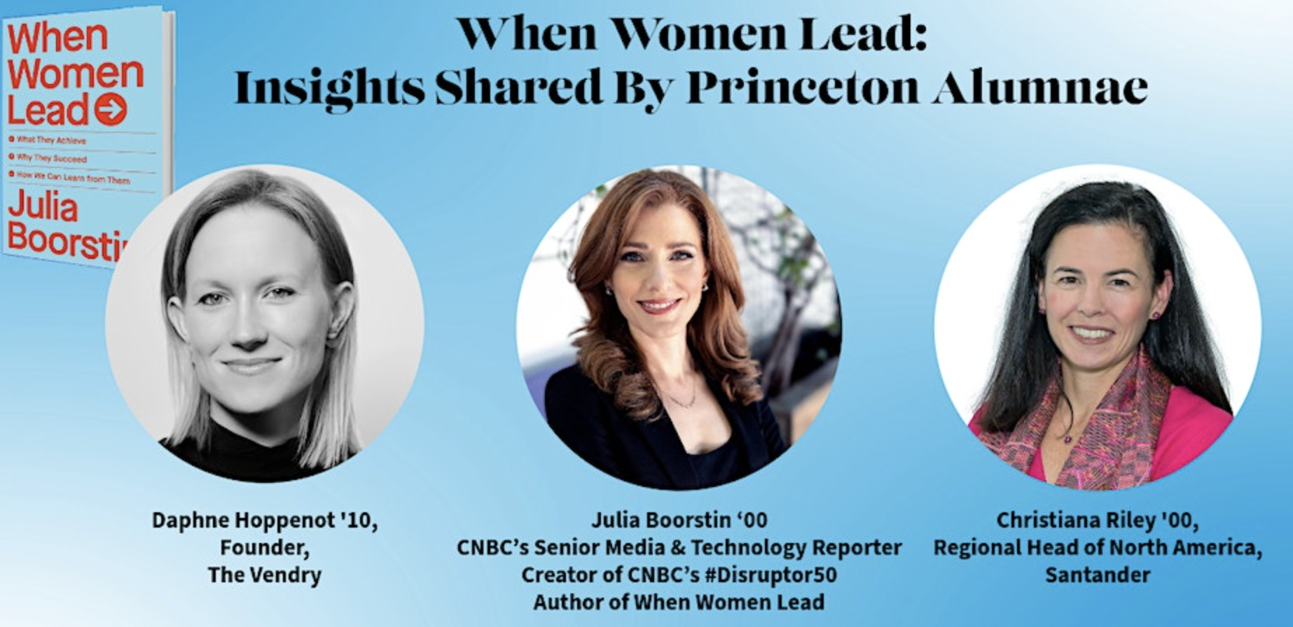 When Women Lead: Insights by Princeton Alumnae