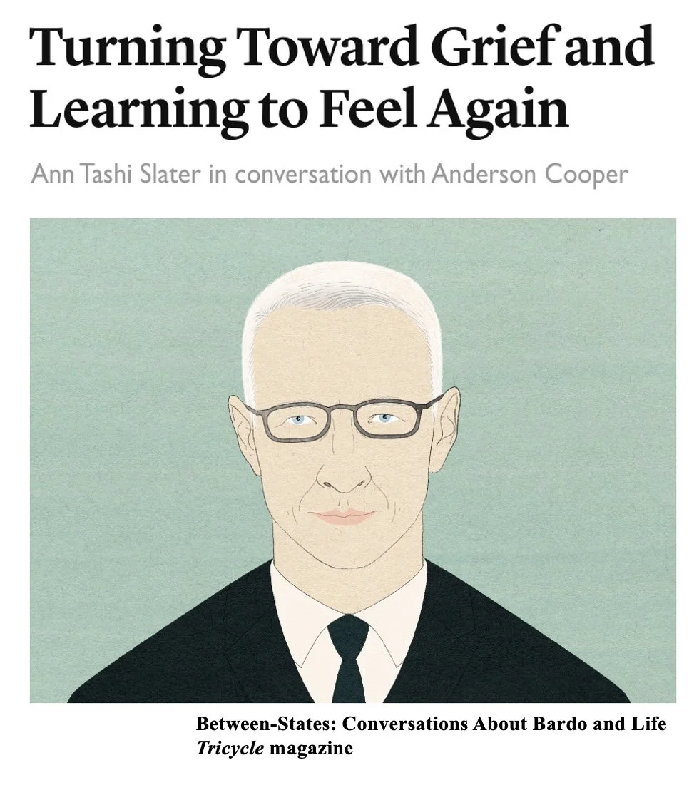 Ann Tashi Slater '84 Interviews Anderson Cooper