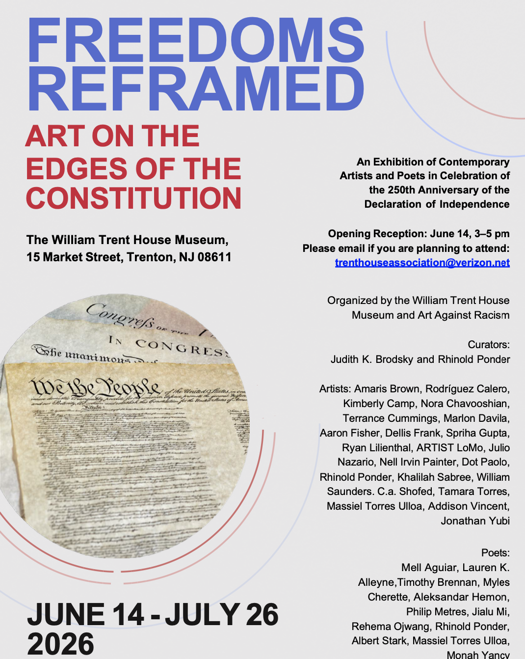 Freedoms Reframed: Art on the Edges of the Constitution