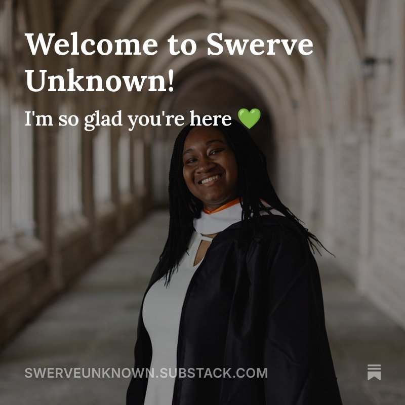 Launch of Avery Danae Williams '26's Substack, Swerve Unknown