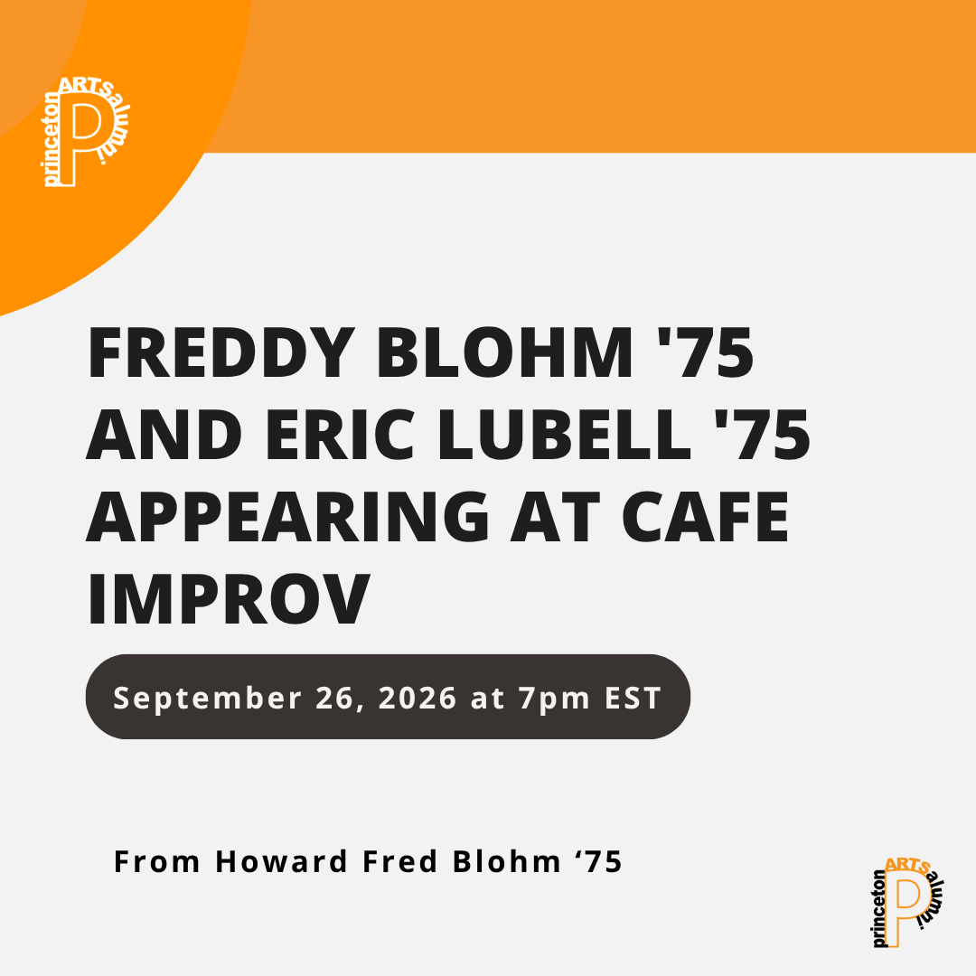 Freddy Blohm '75 and Eric Lubell '75 Appearing at Cafe Improv