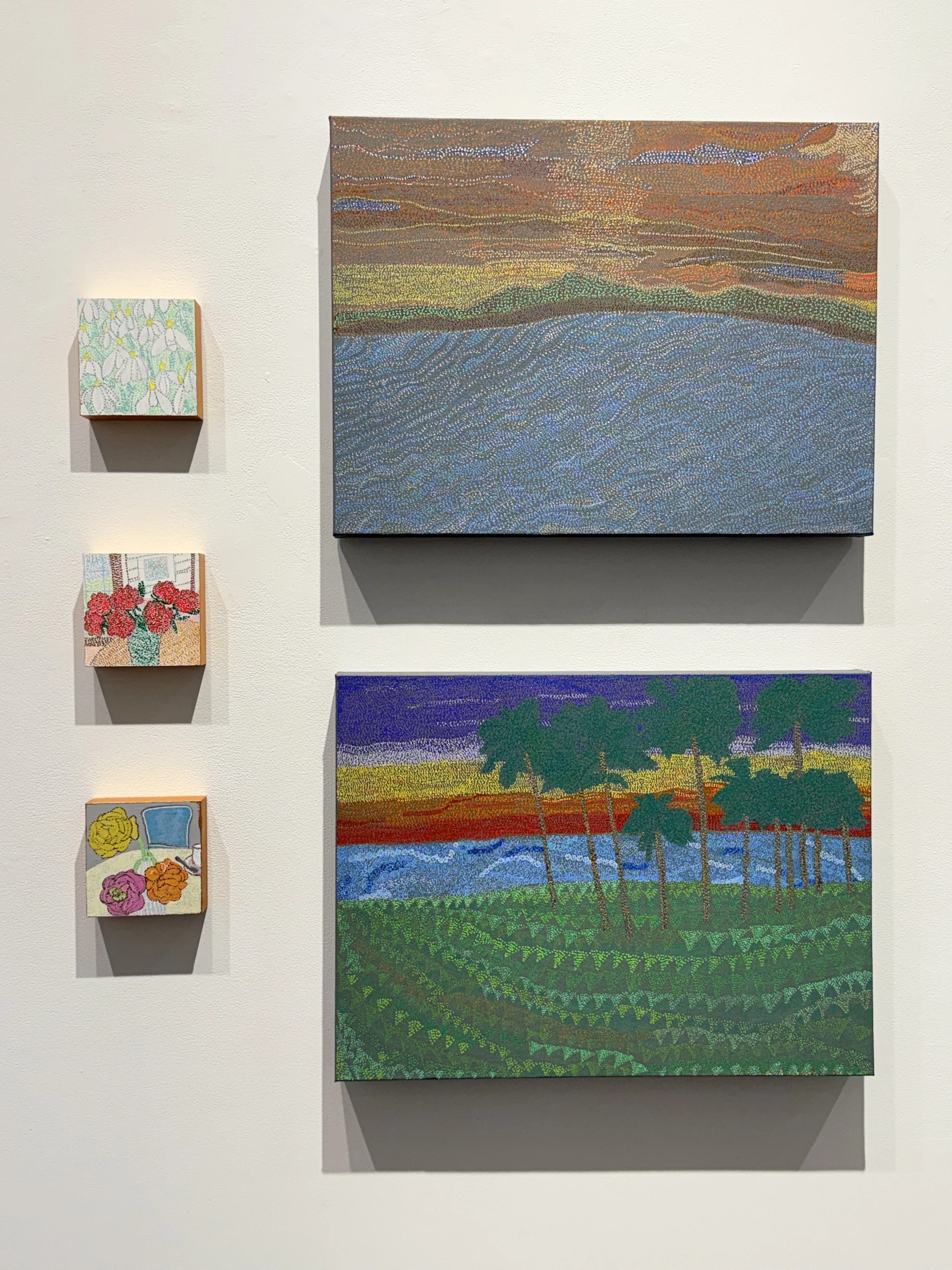 Paintings on a wall