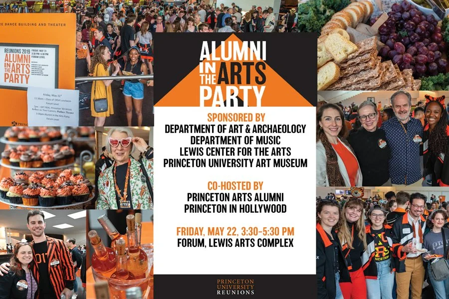 Princeton Reunions Alumni in the Arts Party Poster