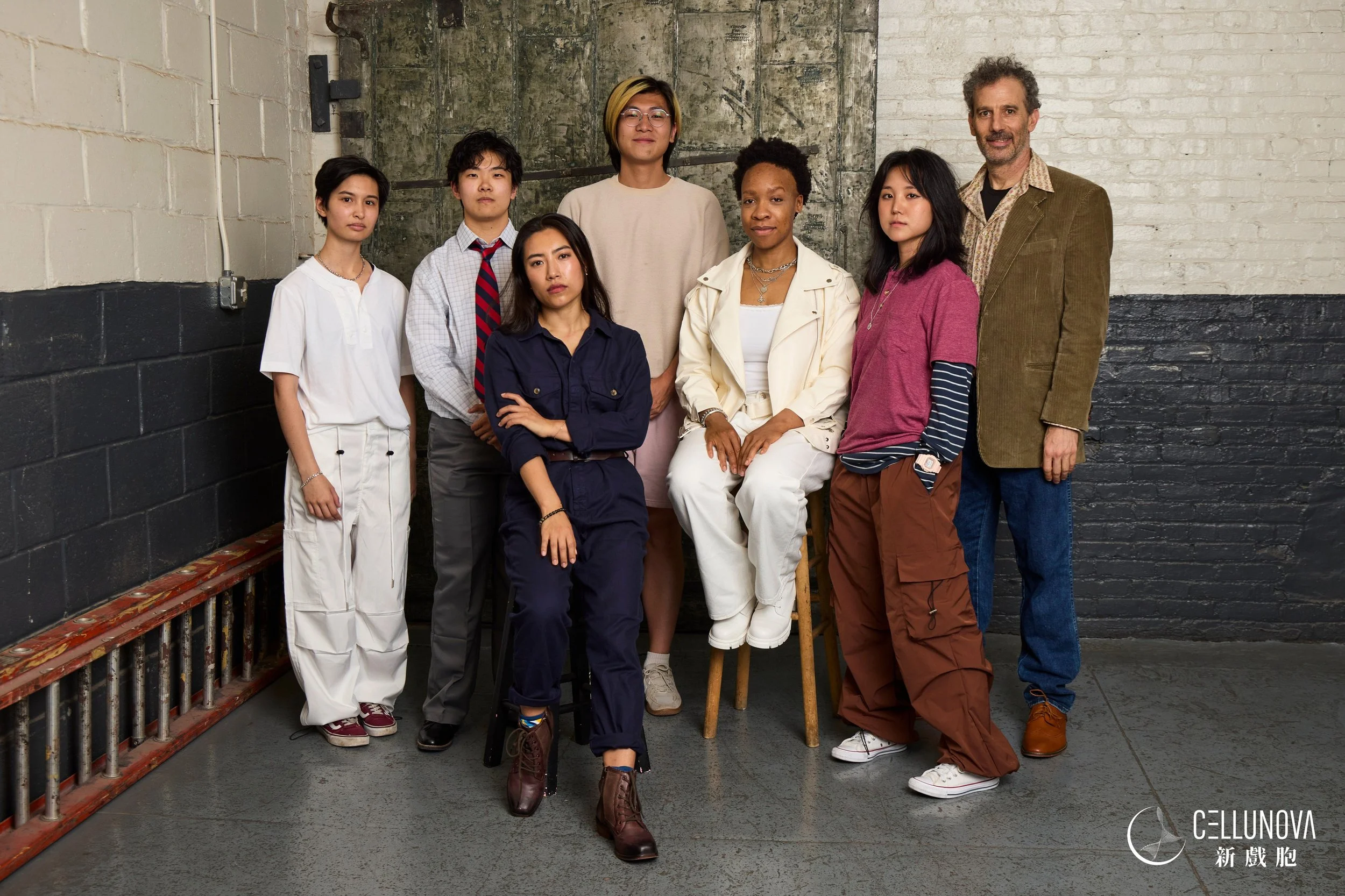 Photo of the group and director