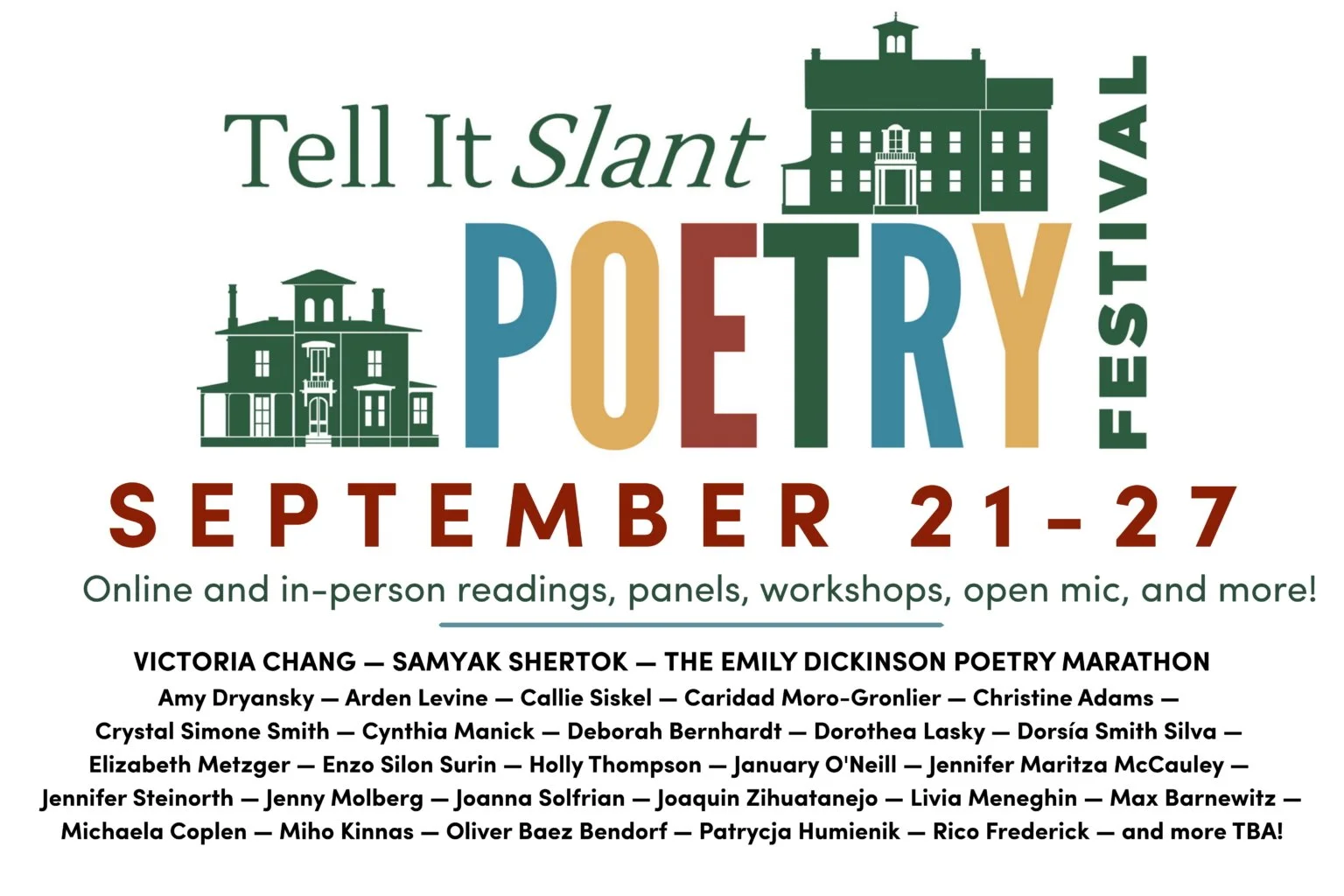 EDM Slant Poetry Poster