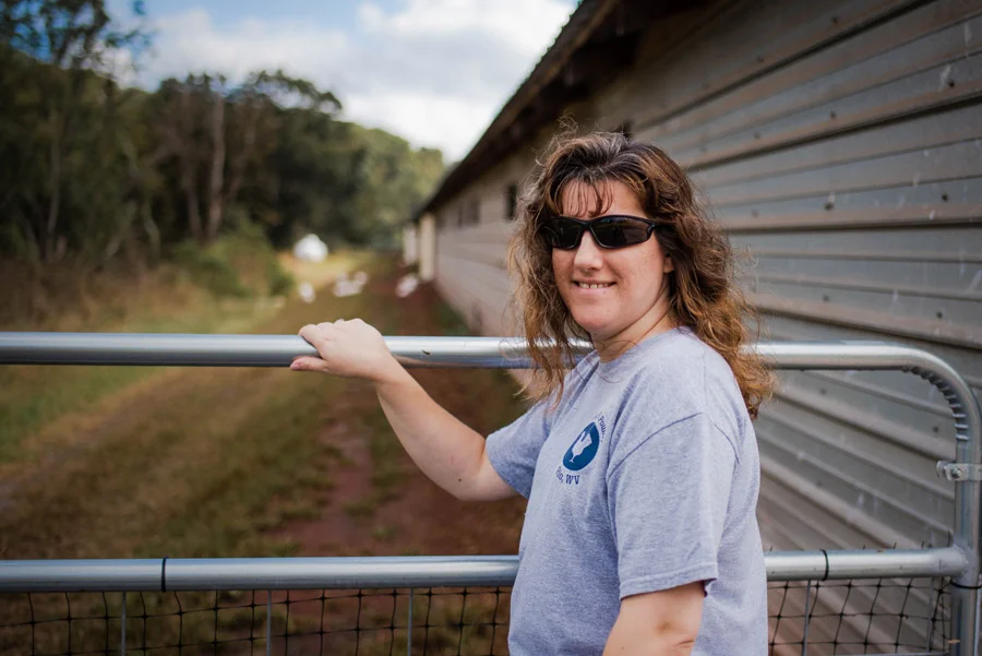 Farmer Holly of Pleasant Hill Poultry