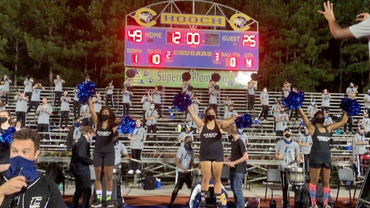 Great first game for the Hooch Band last night! @chs_bands @nicholas.garofalo