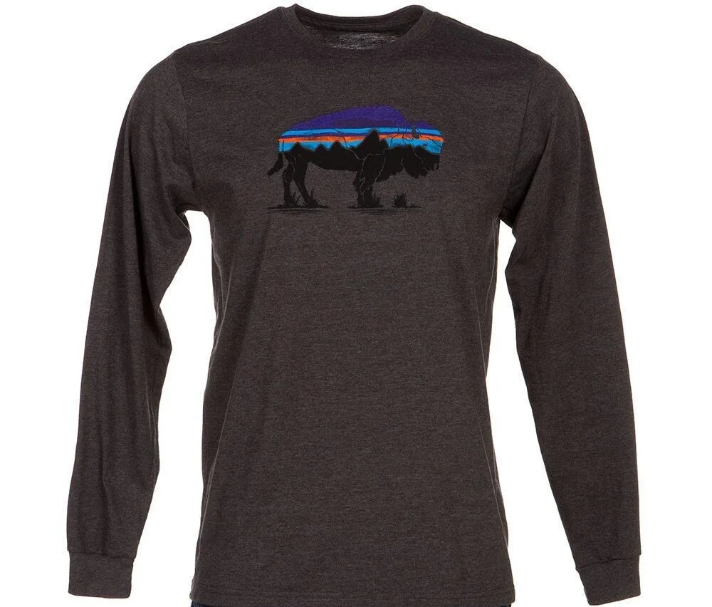 Patagonia M's L/S Fitz Roy Bison Cotton 