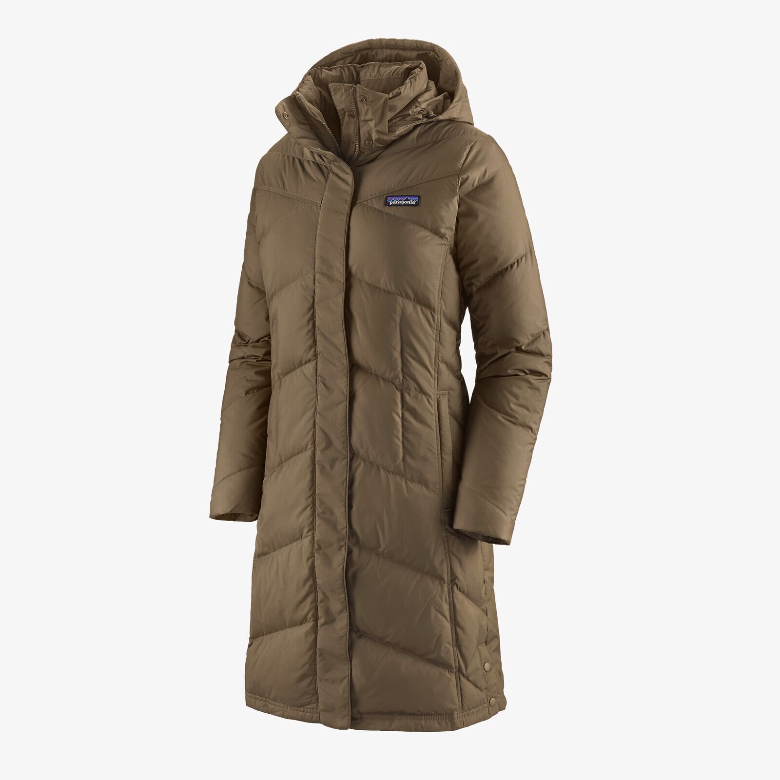 Patagonia W's Down With it Parka Topsoil Brown — B F O
