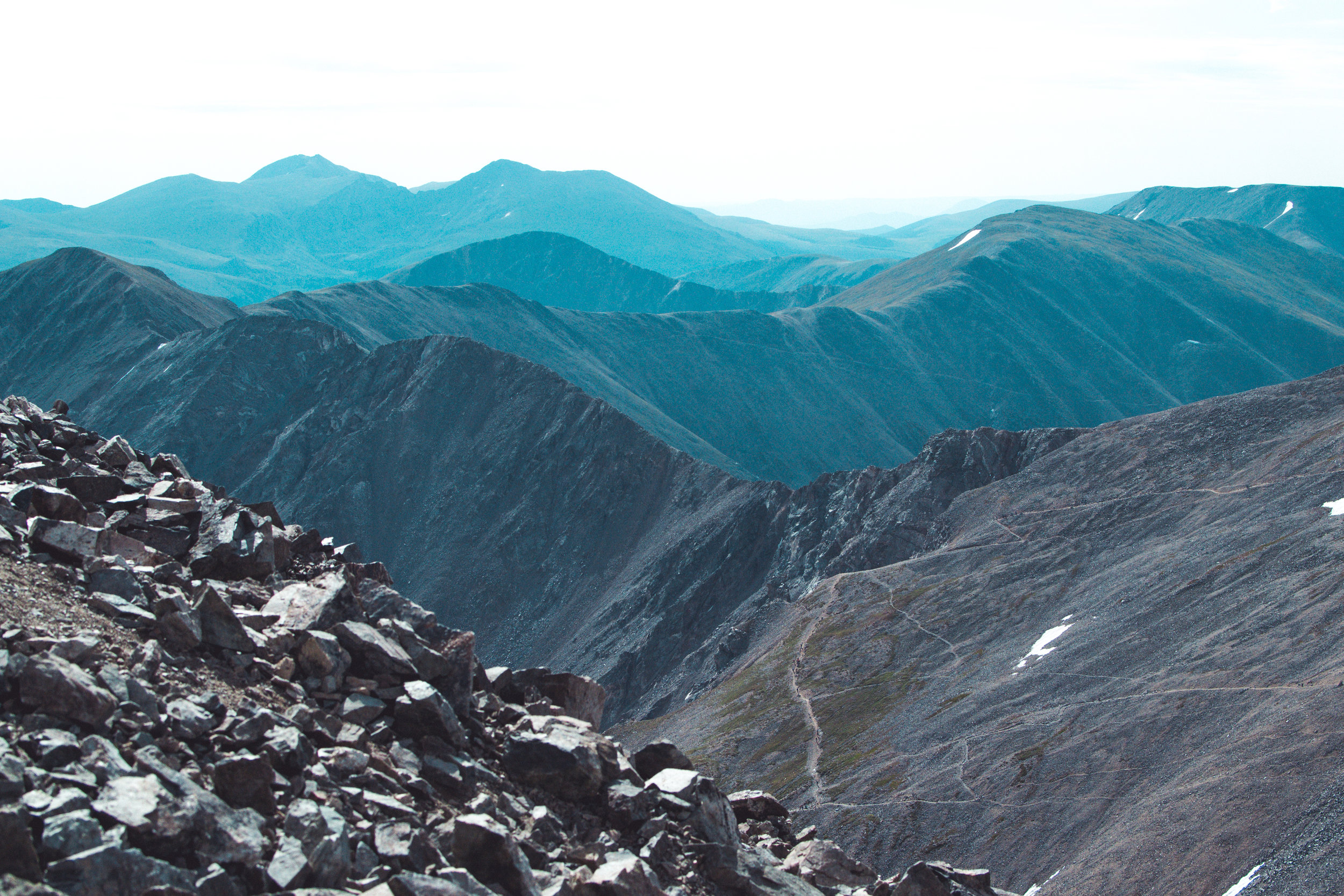 View from the summit of Grays (I think).