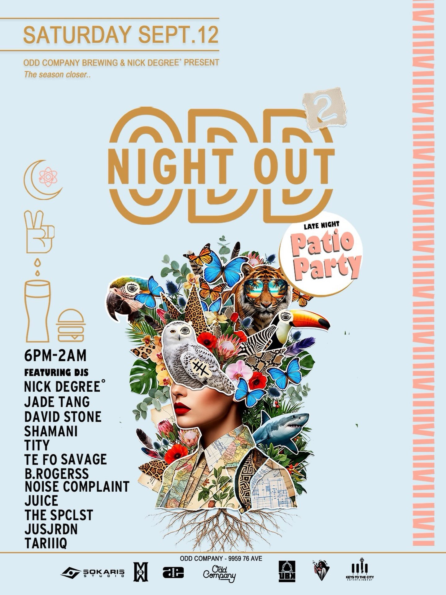 🌙 ODD NIGHT OUT 🌙

Edmonton - The first one was beyond our wildest dreams so we had to bring it BACK❗️

We are proud to present a second&hellip; ODD NIGHT OUT ✌️ 

We are flipping Happy Beer Street into a full-blown movement.

Outdoor &rarr; late n