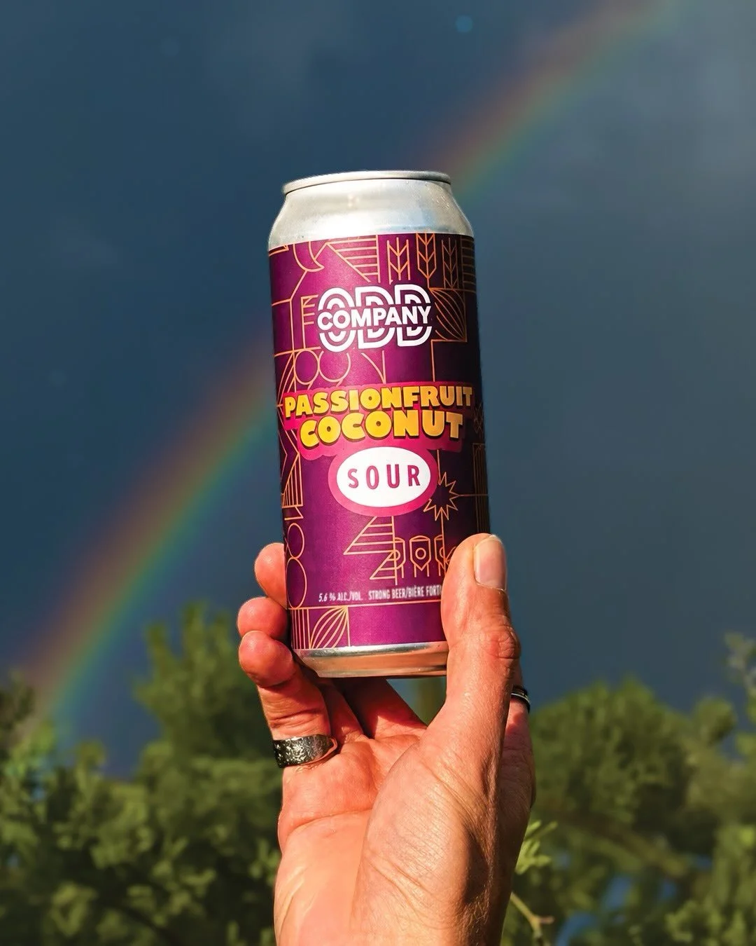 Treasure every day! 🌈 &hellip; even Monday&rsquo;s 🍻 

@oddcompanybrewing #OddCompanyBrewing #YEG #Edmonton #LiveLaughLove #DidYouSeeTheRainbowThisMorning?