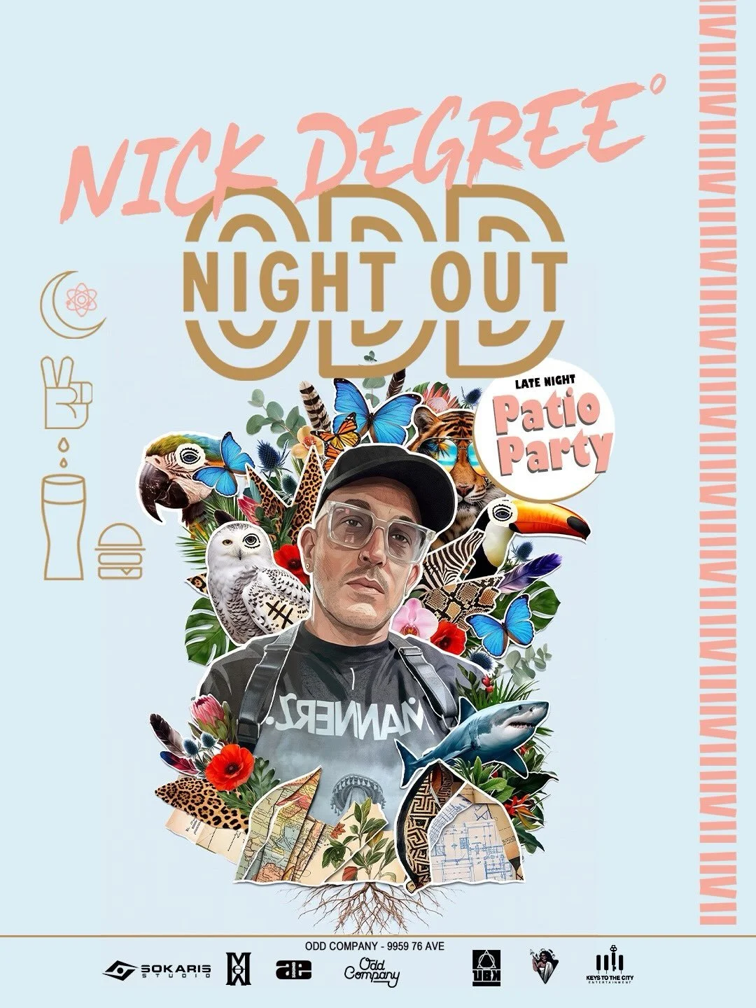 💿 MEET THE ARTISTS 💿

ODD NIGHT OUT ✌️ is back THIS SATURDAY with a stacked lineup &rarr; 

@nickdegree
@jadetangdj
@davidstone
@tity_thierry
@shamanimusic

... + many more! We go til 2AM 😈

SATURDAY, SEPTEMBER 12
6PM&ndash;2AM
ODD Company Ritchie