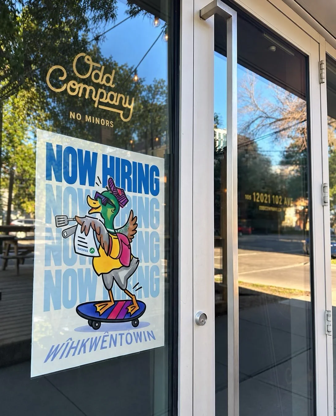ODD Co. W&icirc;hkw&ecirc;nt&ocirc;win&nbsp;is looking for Team Members 👋&nbsp;&nbsp;Come say hi 🦆 

SEEKING: oddly talented person who can bounce between bar AND kitchen, available evenings + weekends + holidays

&hellip; AND we mean it when we sa