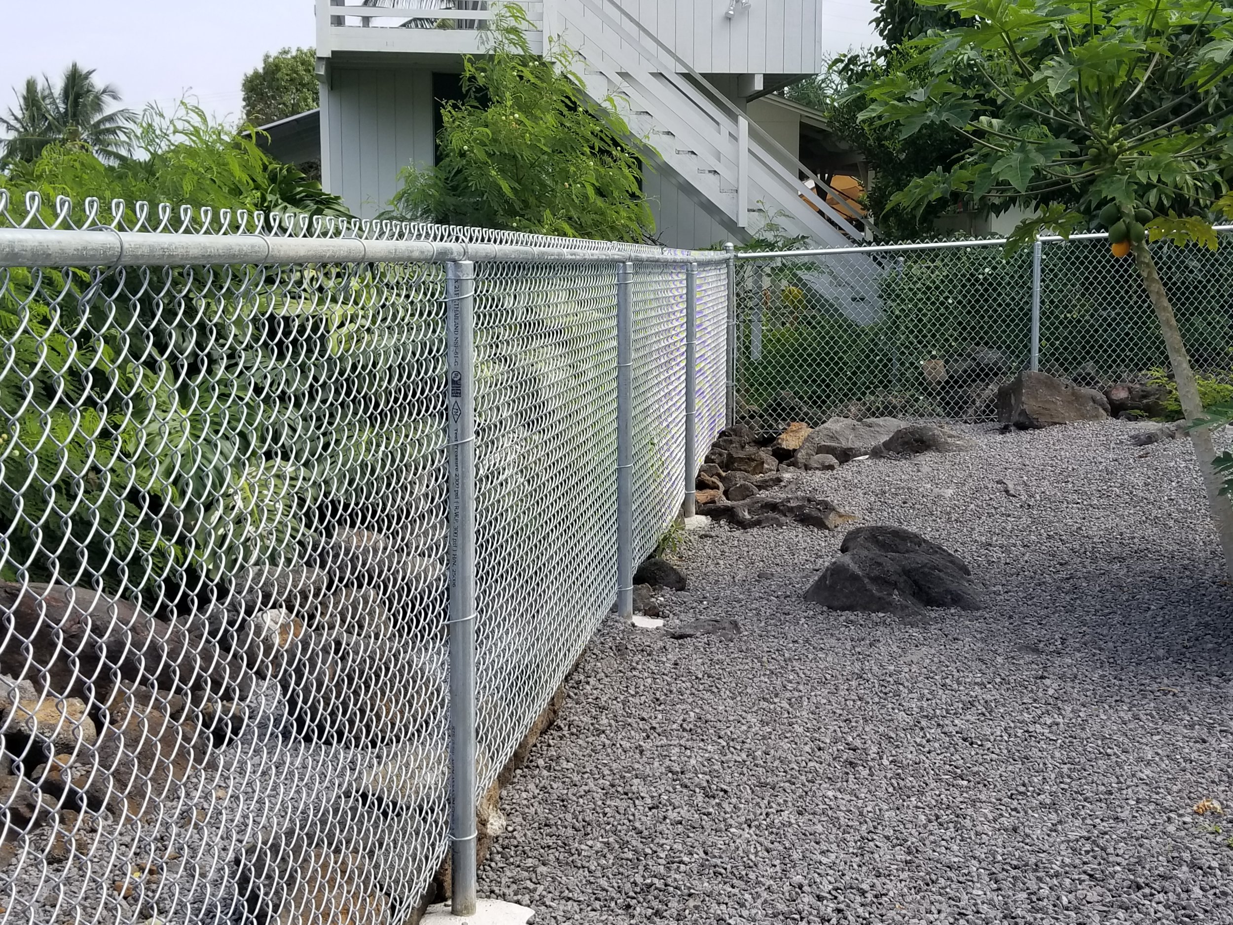 Galvanized Chain Link Fence