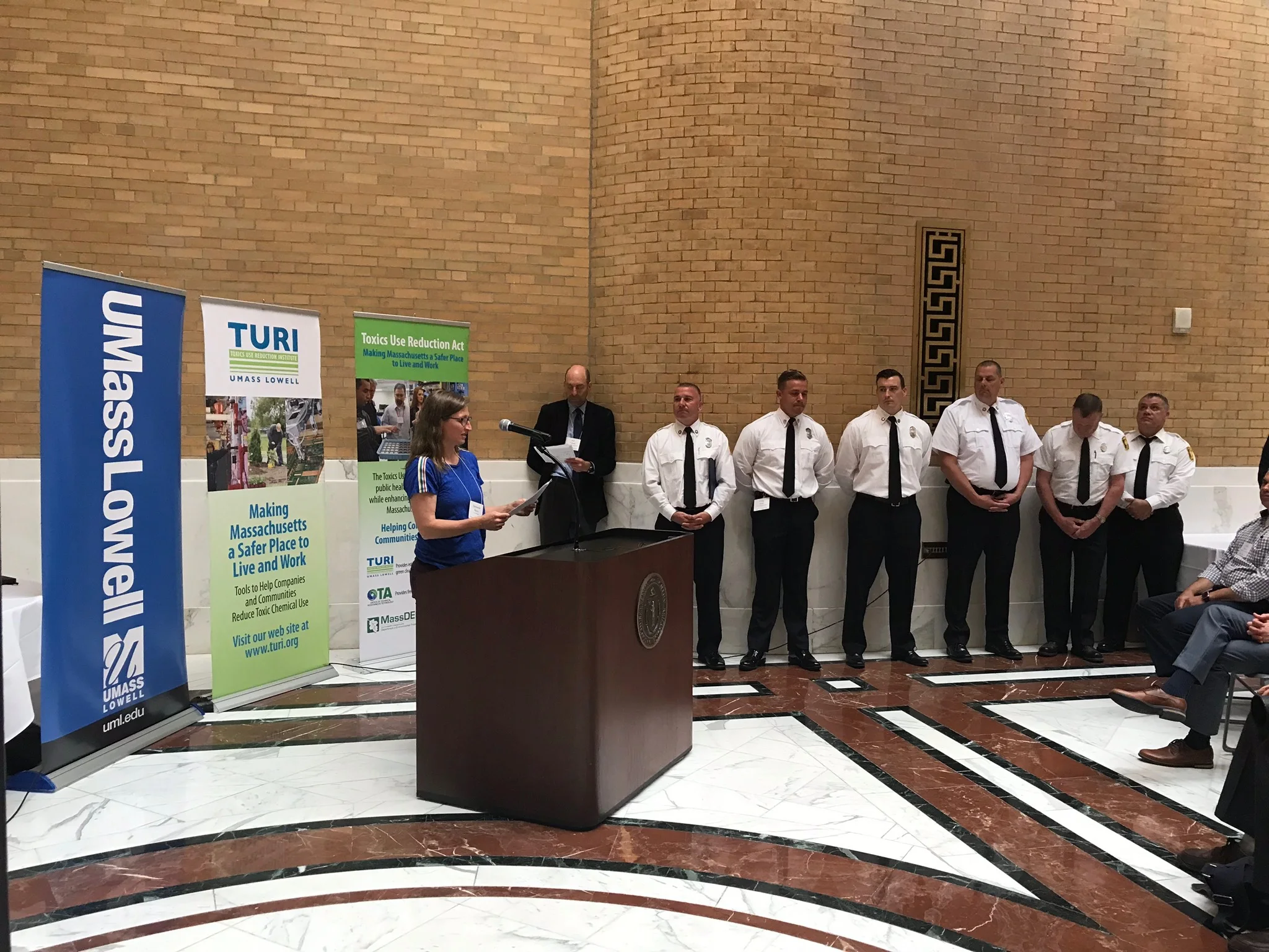 The Field Fund visits the State House to be honored by UMASS Lowell Toxic Use Reduction Institute