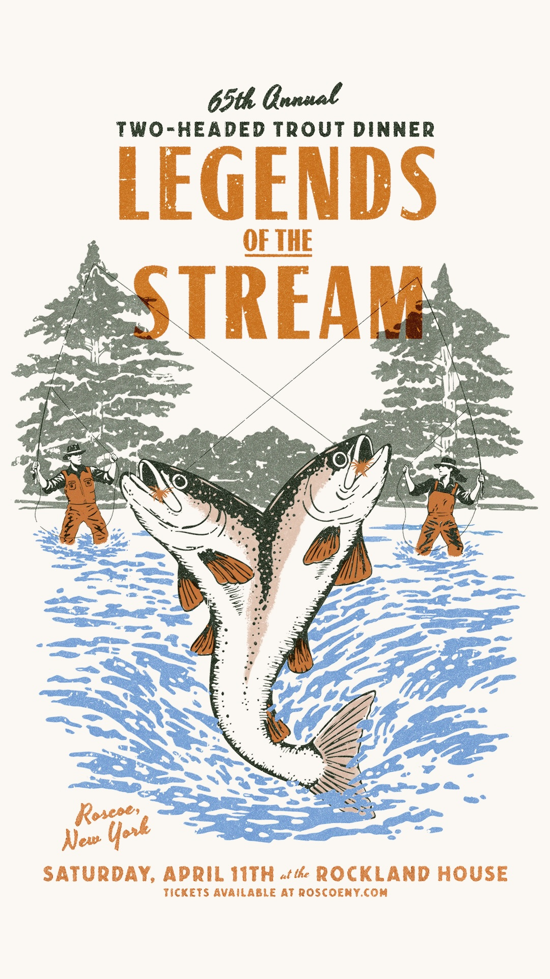 Two Headed Trout Dinner — ROSCOE, NY