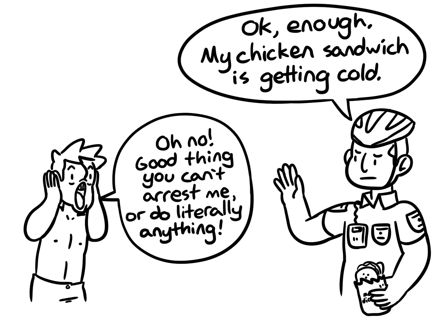 Man Sticks It To Parking Officer - Part 1