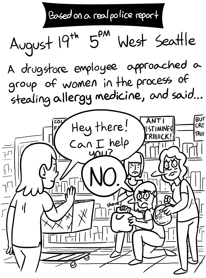 Shoplifter Gets Caught, Provides Cheesy Answer
