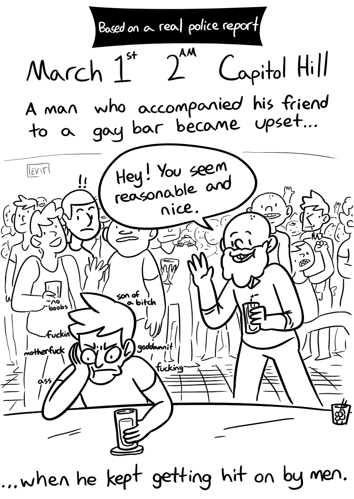 Man Walks Into a Capitol Hill Gay Bar