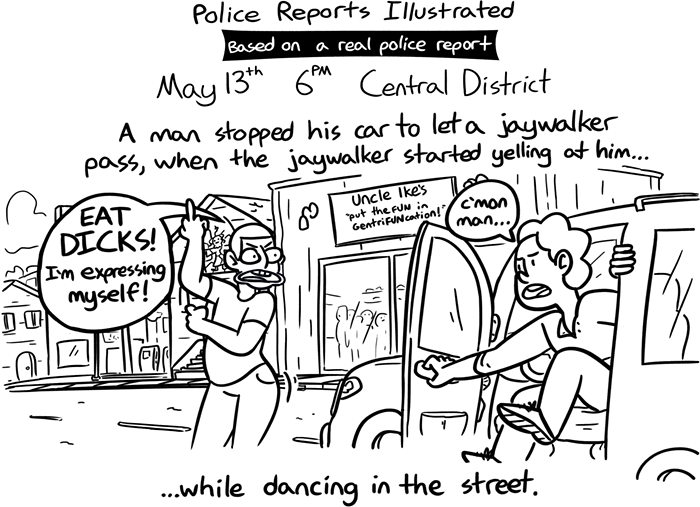 Man Dances in the Street