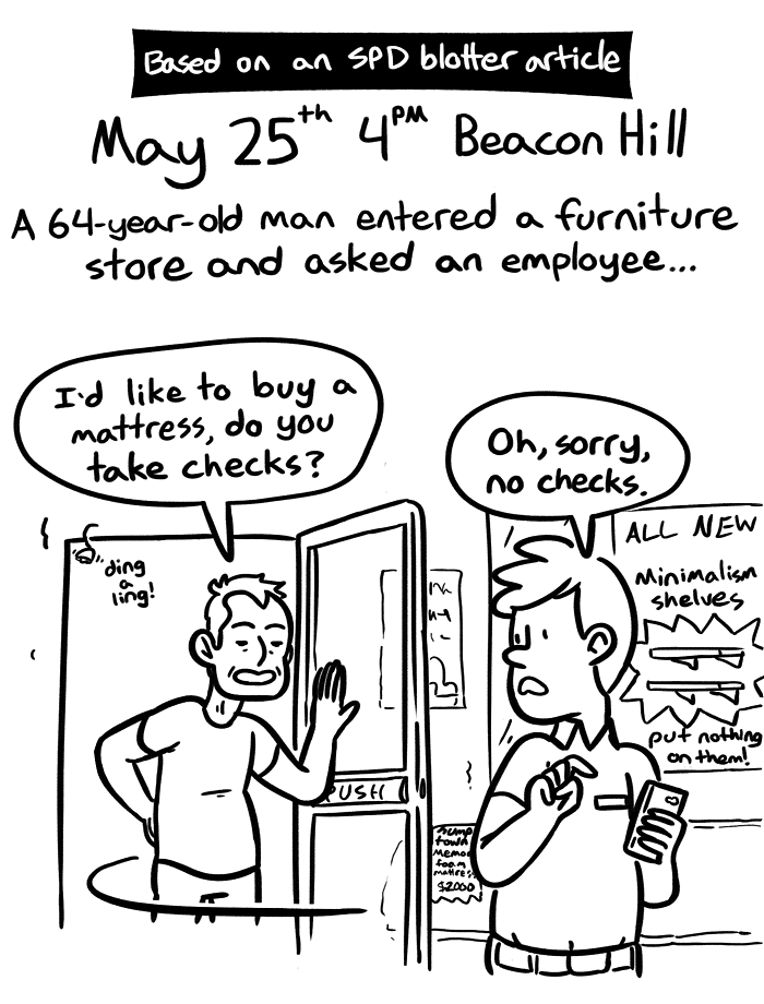 Man Takes Mattress, Gets Matt-arrested