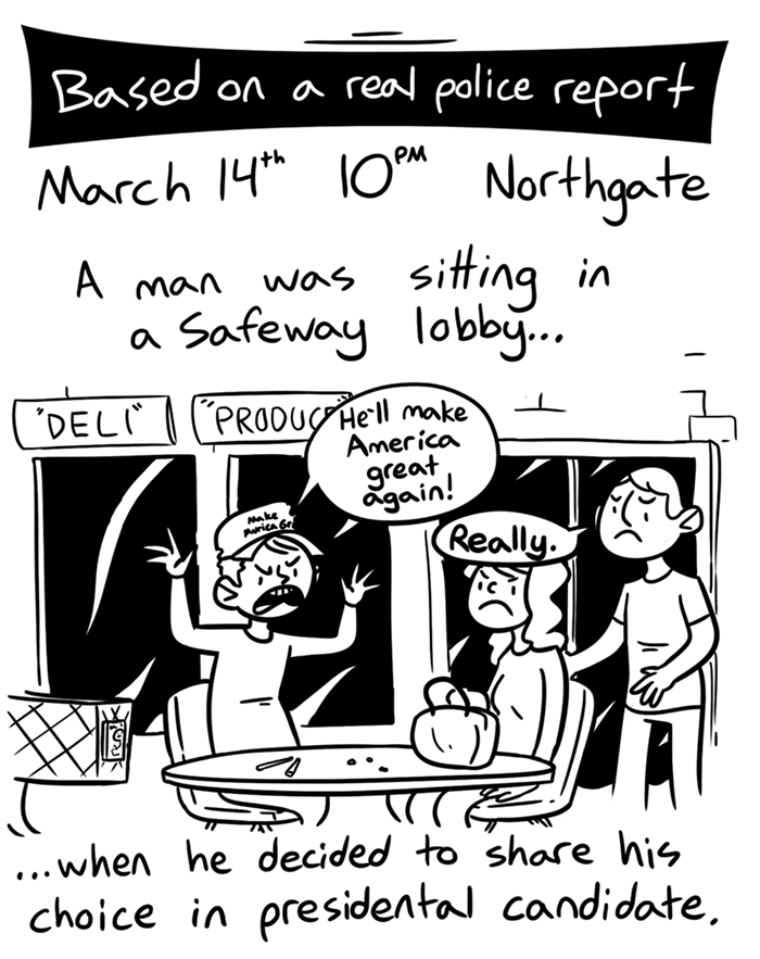 Man in a Northgate Safeway Gets Into Altercation Over Presidential Politics