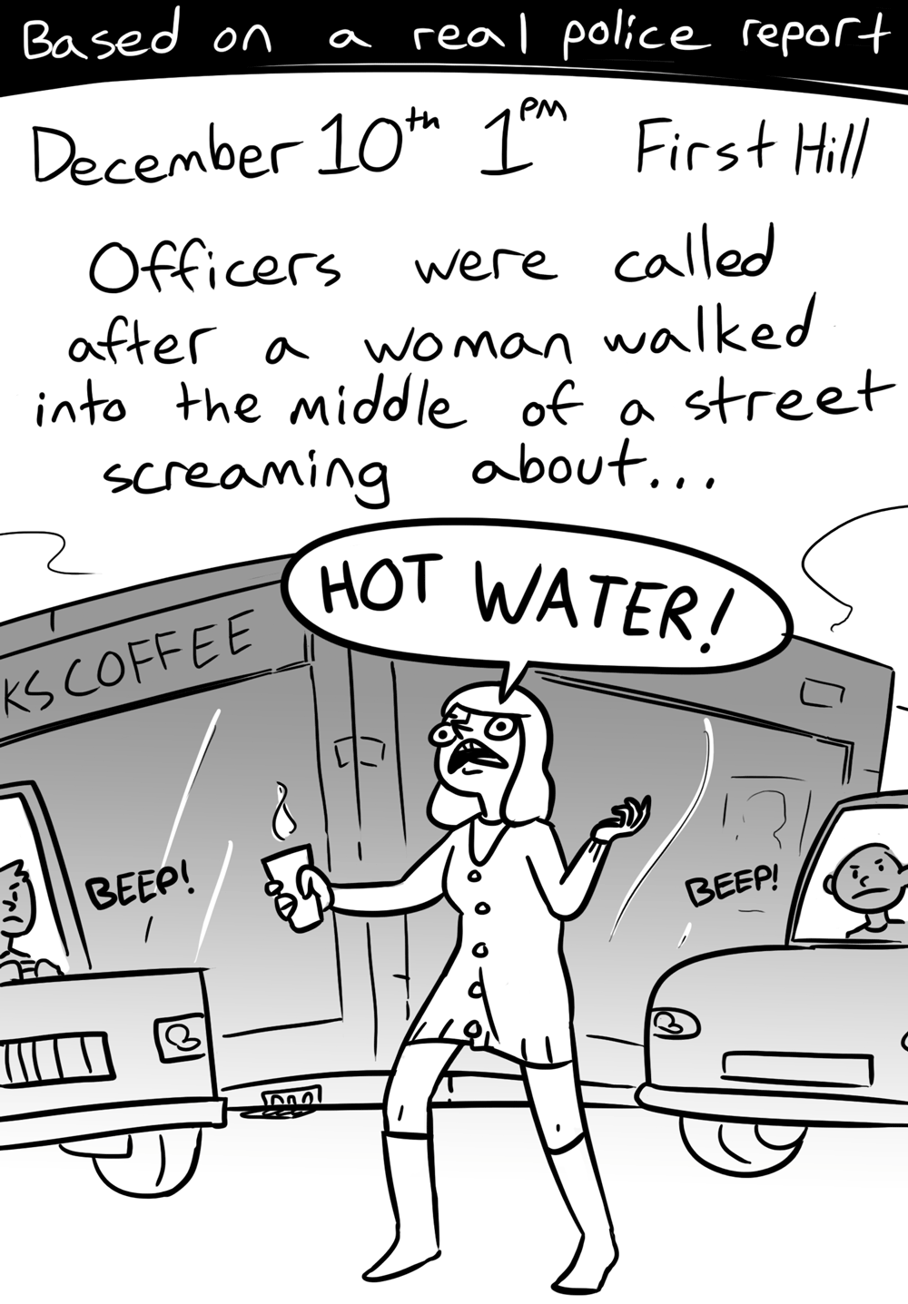 When Road Rage and Puppy Poop Collide