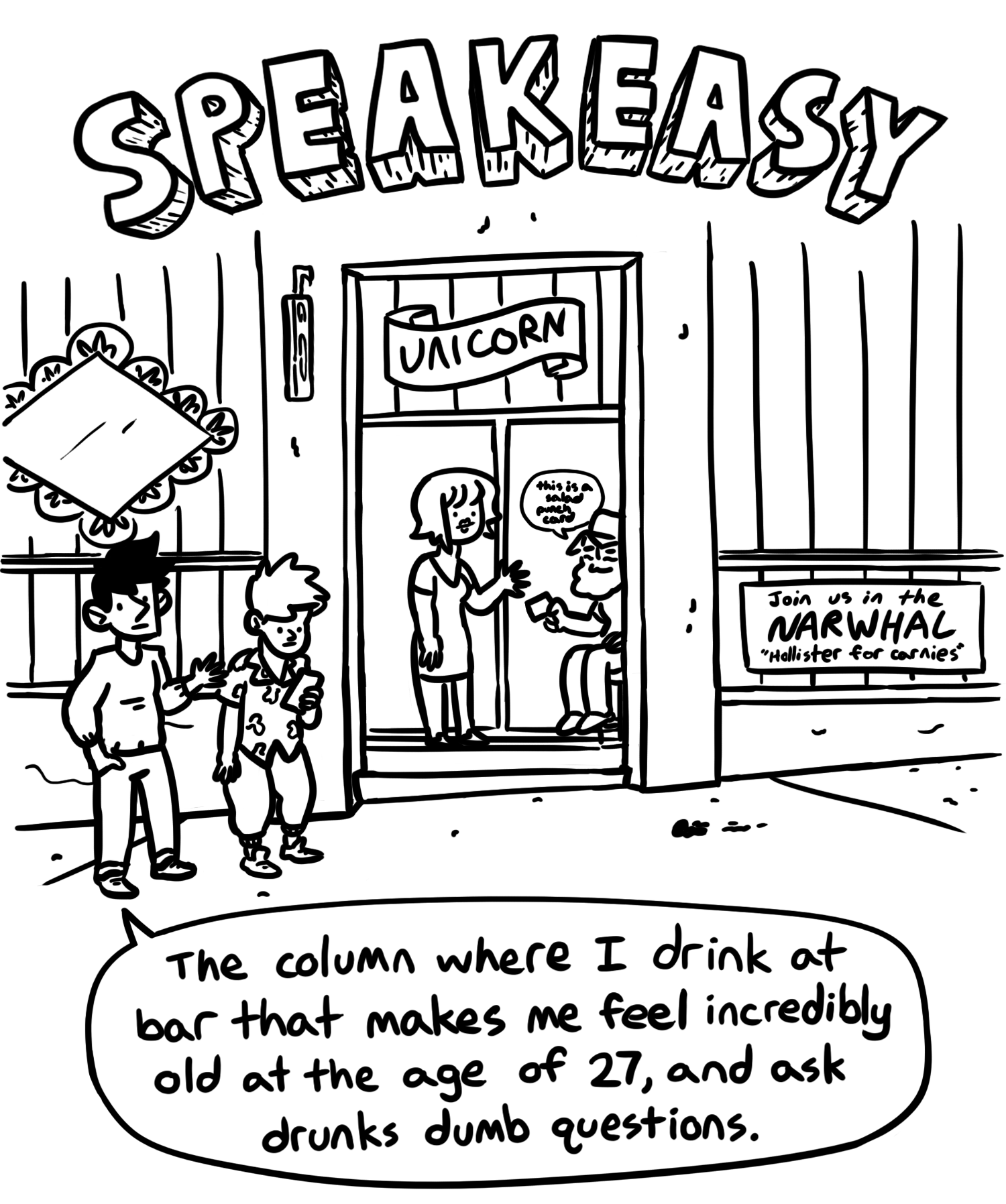 Drinking at the Unicorn