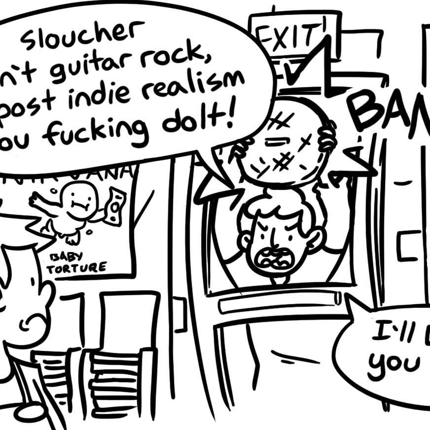 Manhole Man Holds Up Man