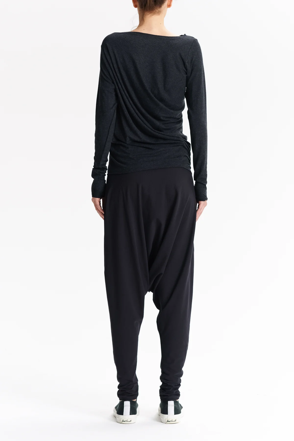aryasense-charcoal-melange-long-sleeved-blouse-3