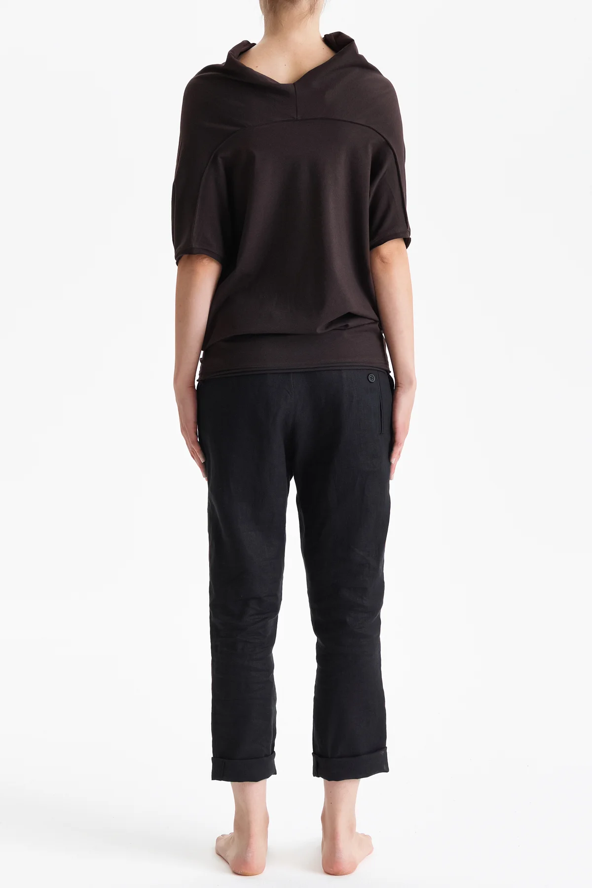 aryasense-dark-brown-short-sleeved-oversized-top-3