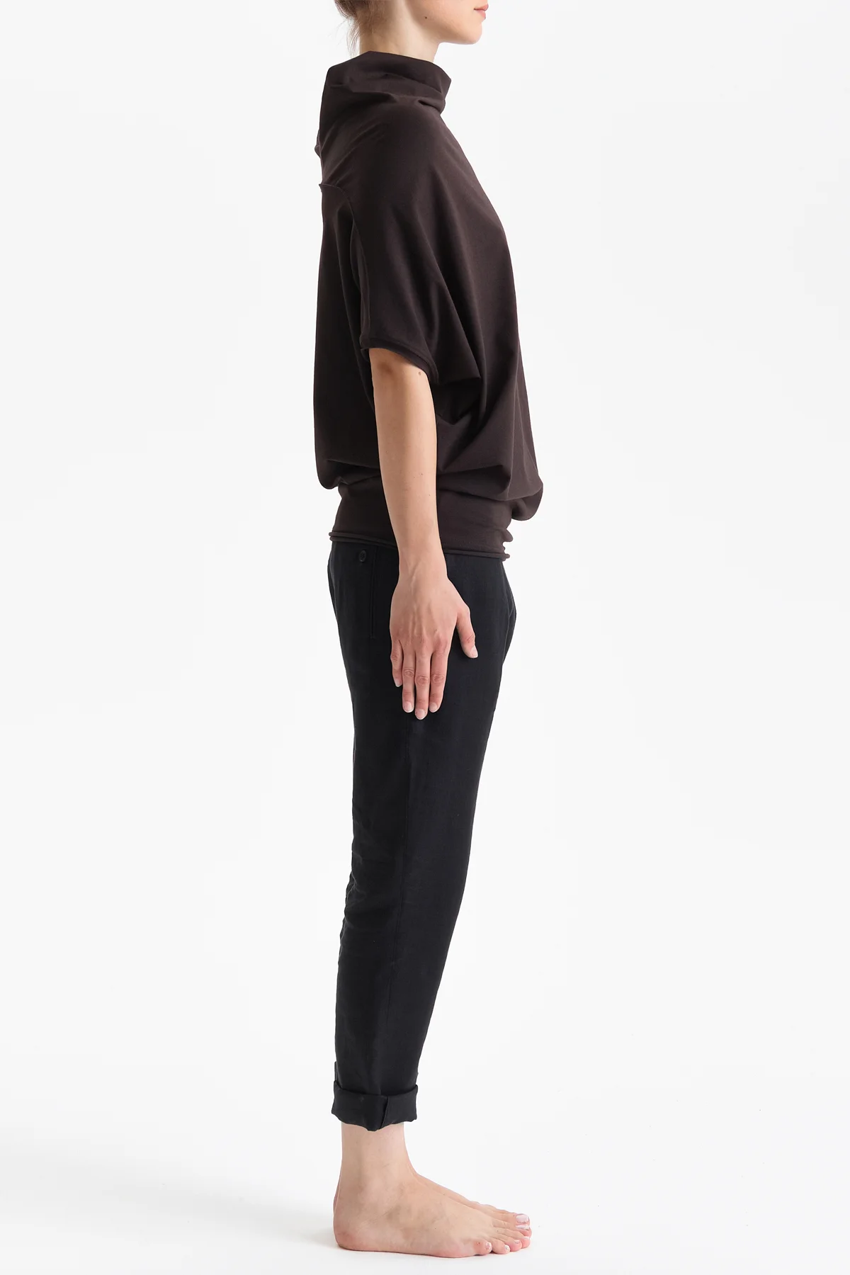 aryasense-dark-brown-short-sleeved-oversized-top-2