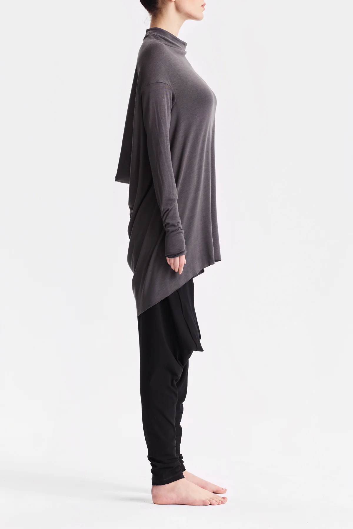aryasense-brown-grey-draped-tunic-top-2