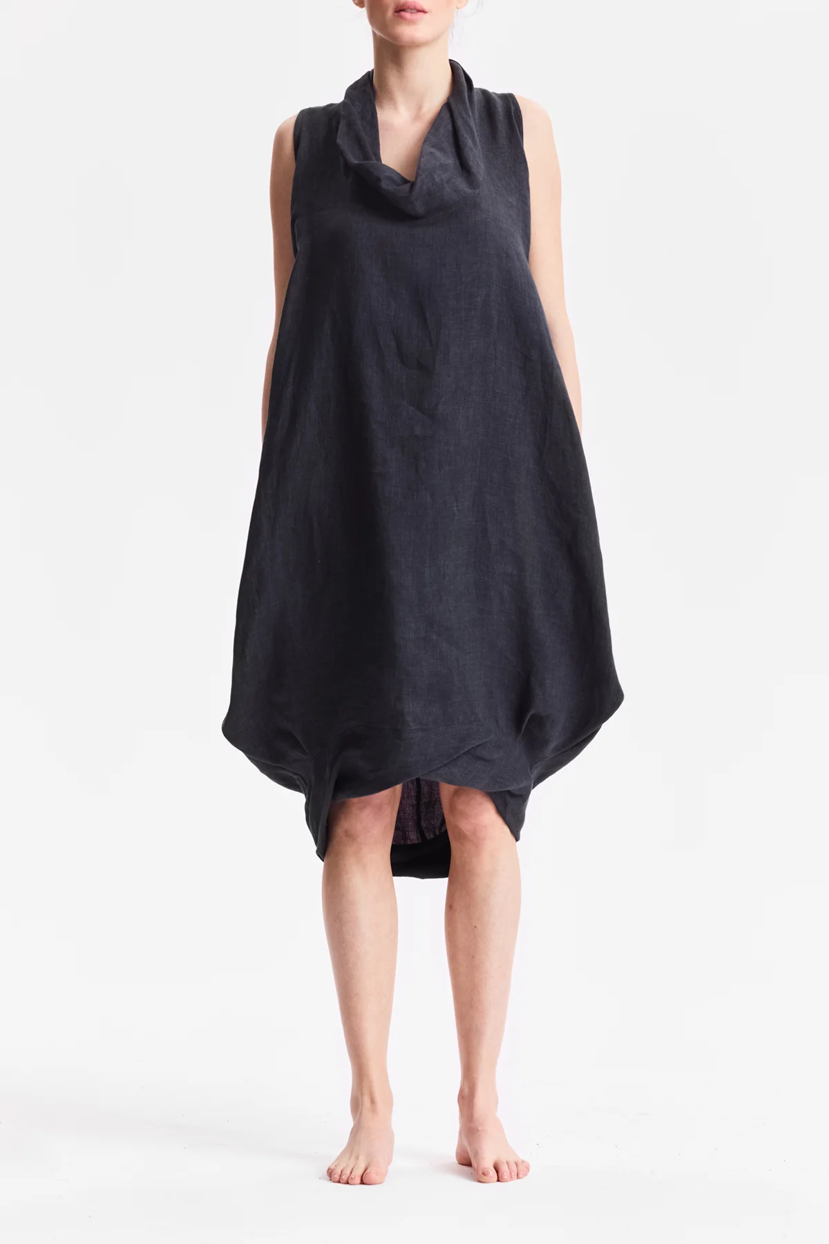 aryasense-charcoal-denim-loose-dress-1