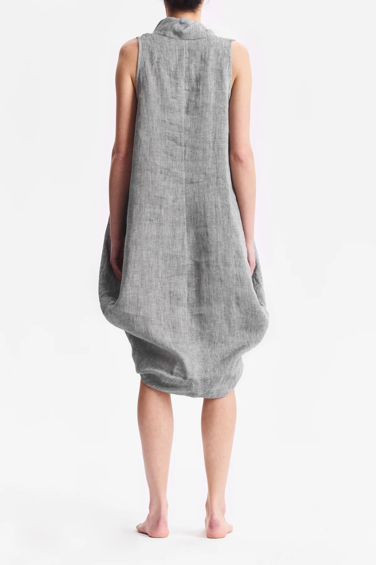 aryasense-light-grey-denim-loose-dress-3