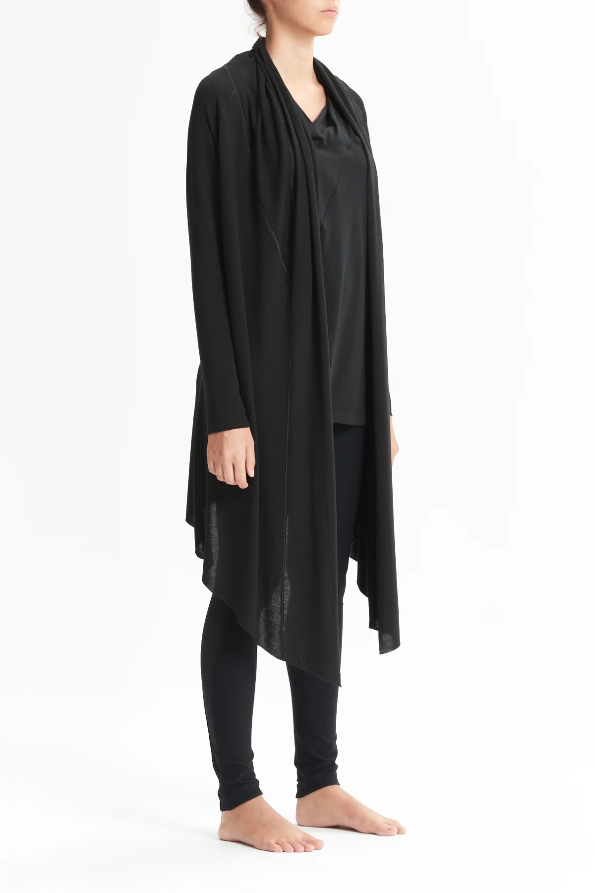 aryasense-black-elongated-futuristic-cardigan-2