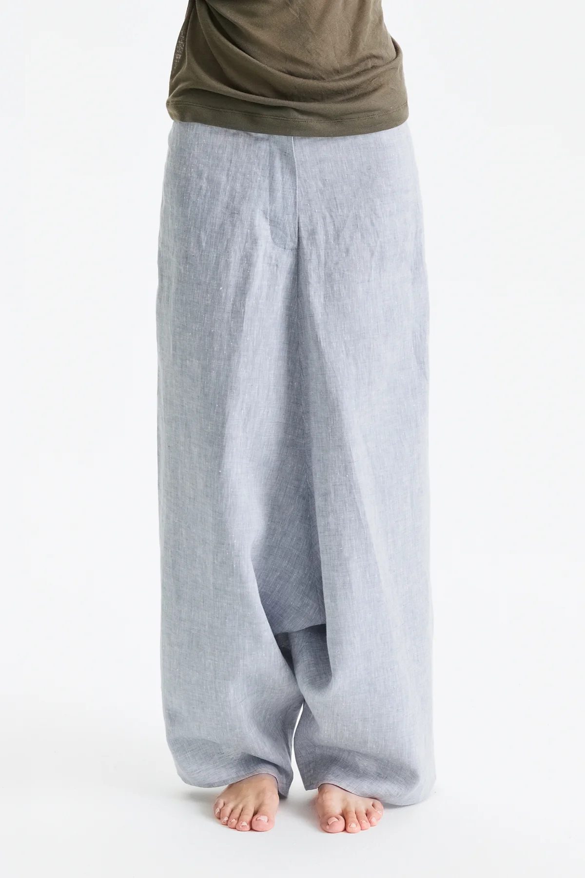 aryasense-bluemelange-stylish-harem-pants