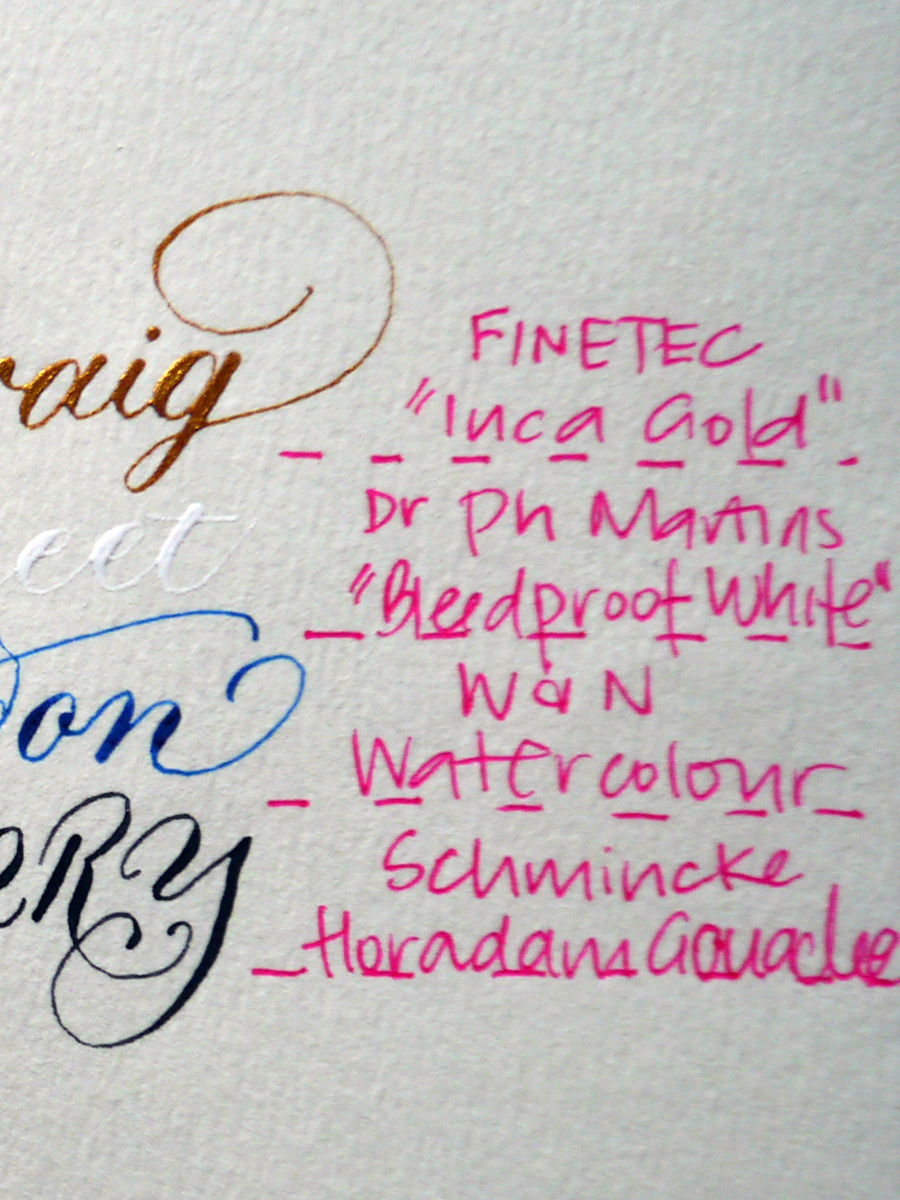 Ever needed calligraphy ink alternatives? — Olive & Reid Studio