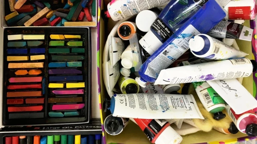 Art Materials: Chalk Pastels, Oil Crayons, Finger Paints.