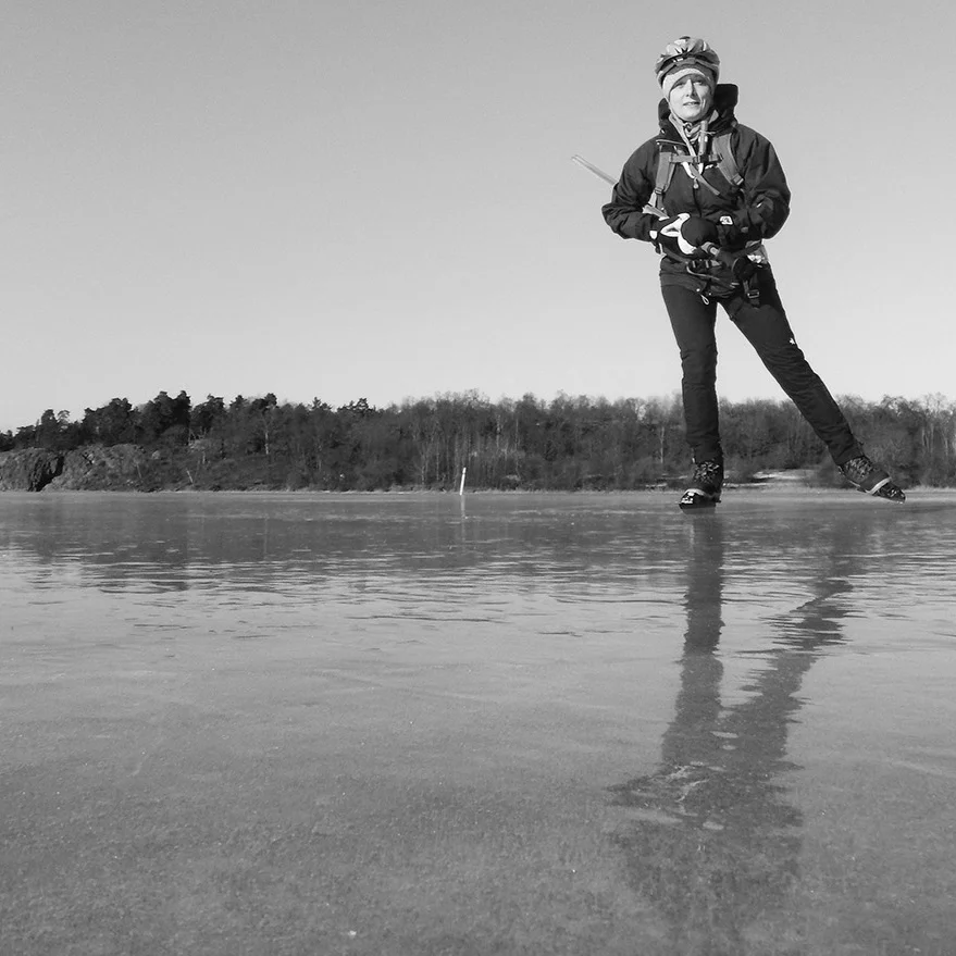 Ice skating