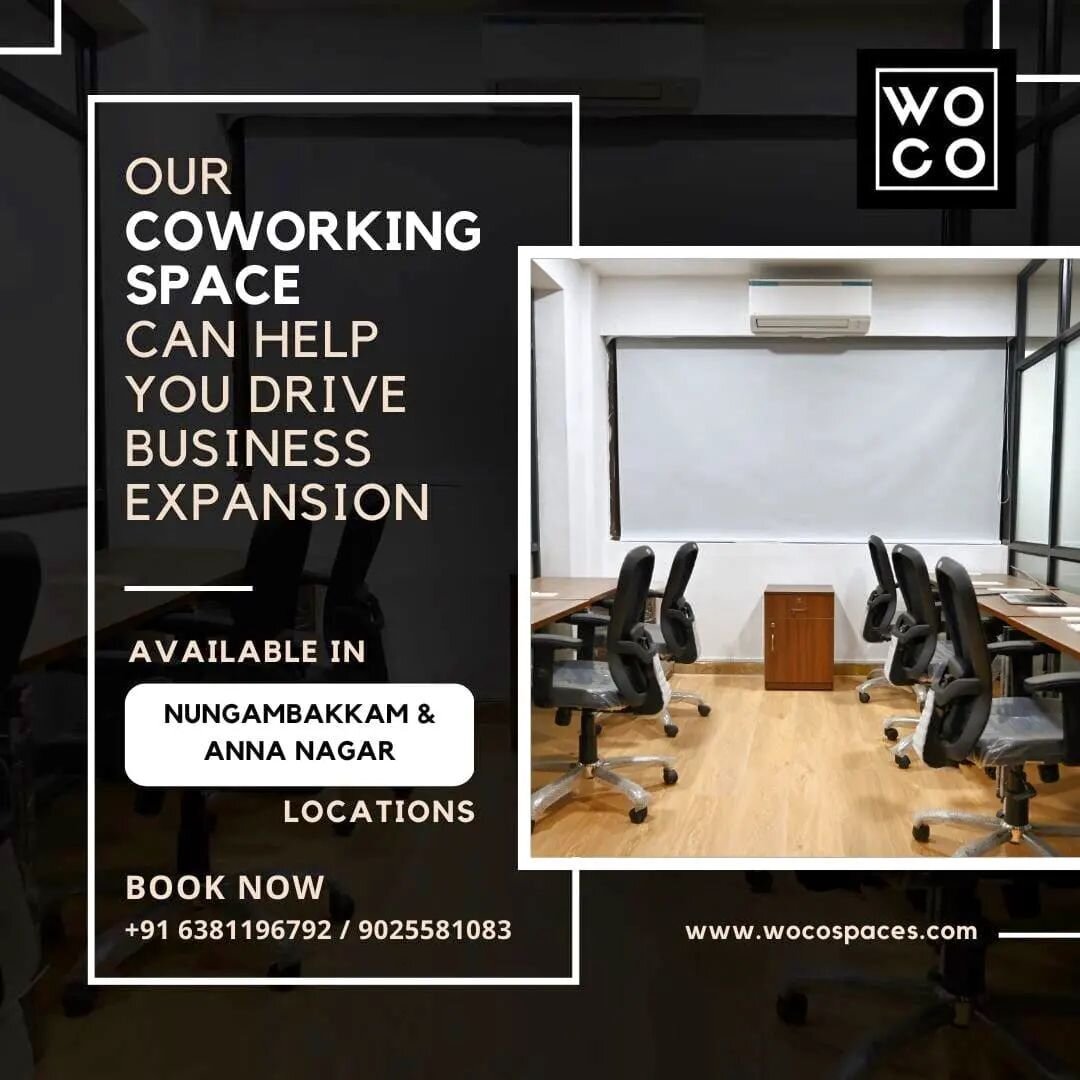 Our 
COWORKING SPACE
help you drive business expansion.
.
.

Call on +91 6381196792 | 9025581083 to book your space now!
.

#coworking #coworkingspace #meetingroom #cowork #workspaces #work #coworkinglife #coworkingspaces #coworking_space .