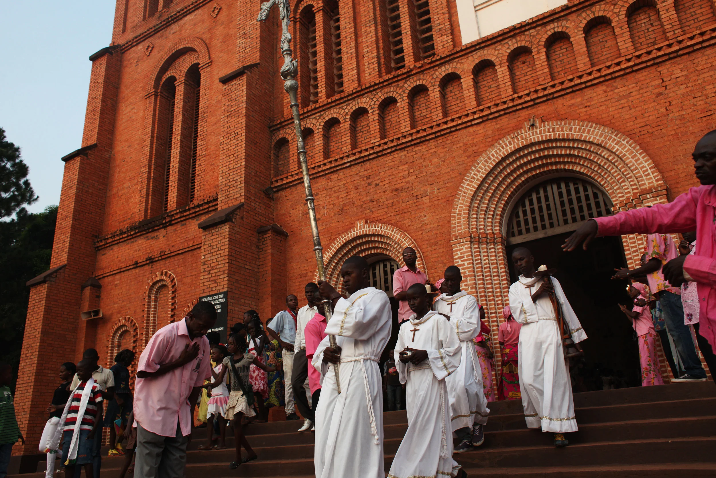 Christmas mass in Bangui, December 2013.