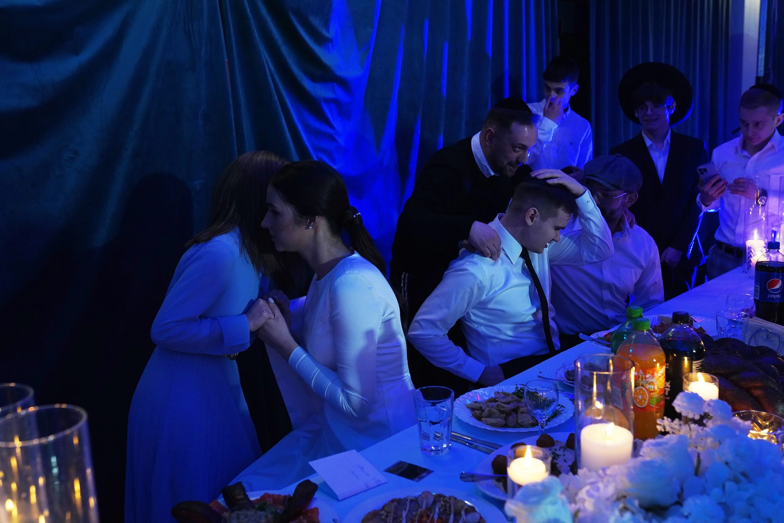  The wedding party of  Alla Kostenko and her partner. 