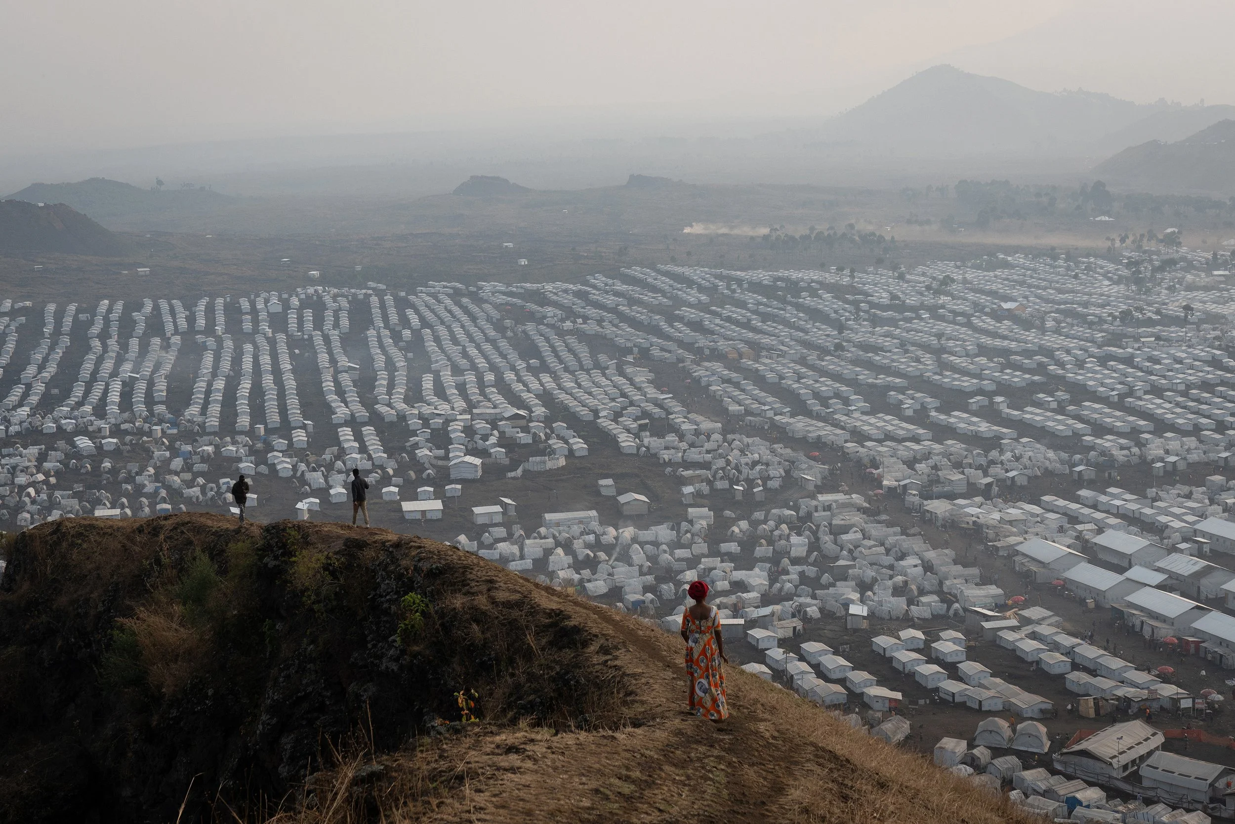 IDP camp in Goma, Democratic Republic of Congo, 2024.  